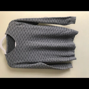 Pavini Infinity/Geometric V-Neck Sweater